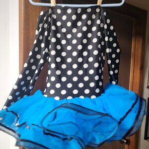 Weissman Polka Dot Dance Costume Cars That Go Boom Size SC